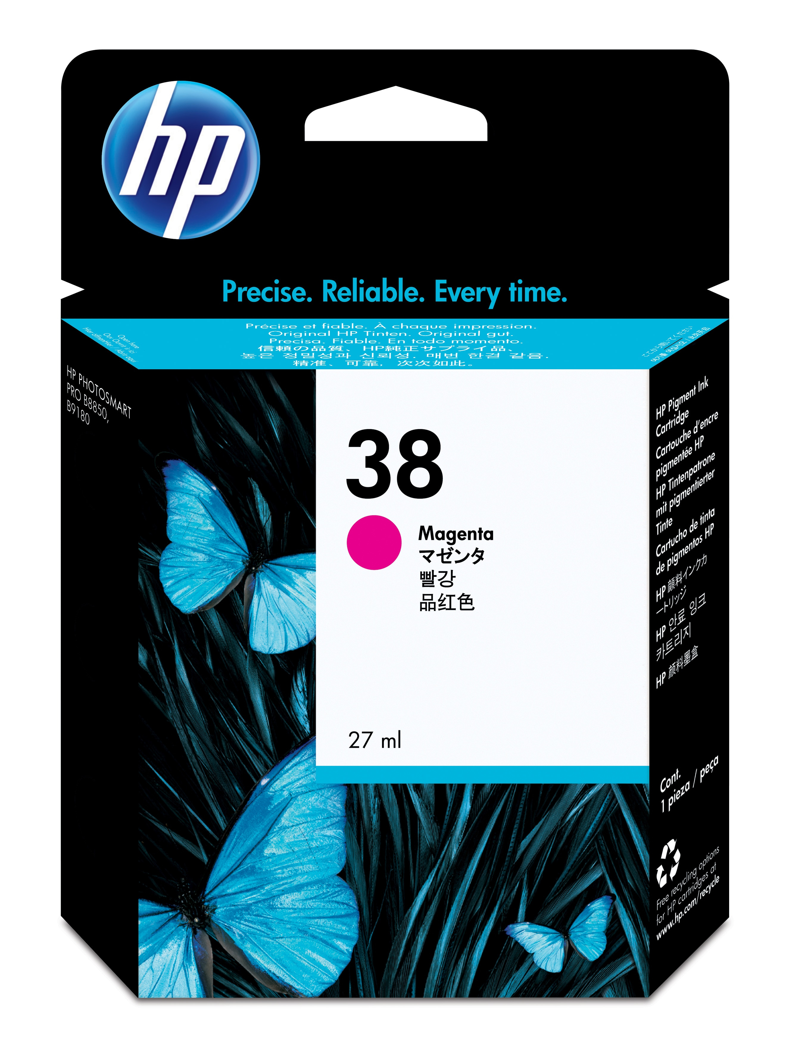 HP 38 cartuccia d\'inchiostro 1 pz Originale Resa …