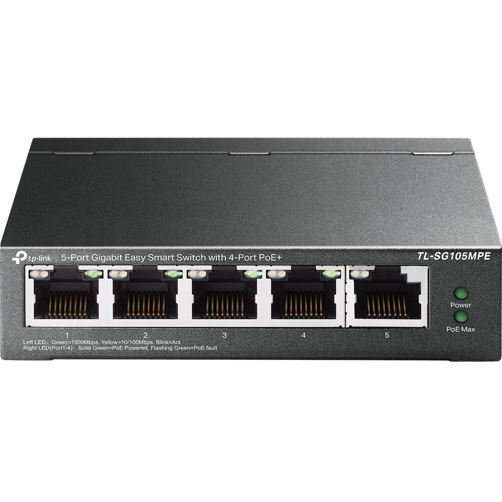 TP-Link 5-Port Gigabit Easy Smart Switch with 4-Port PoE+ – image 2