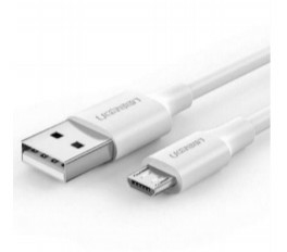 CABLE UGREEN USB 20A/MICRO USB 2M BLANCO 60143 - 60143