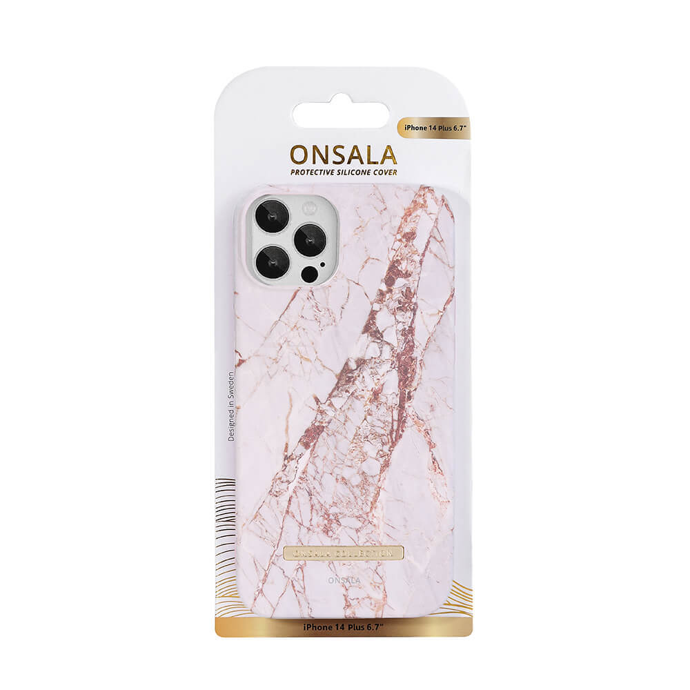 Onsala Phone Case White Rhino Marble iPhone 14 Plus – image 2