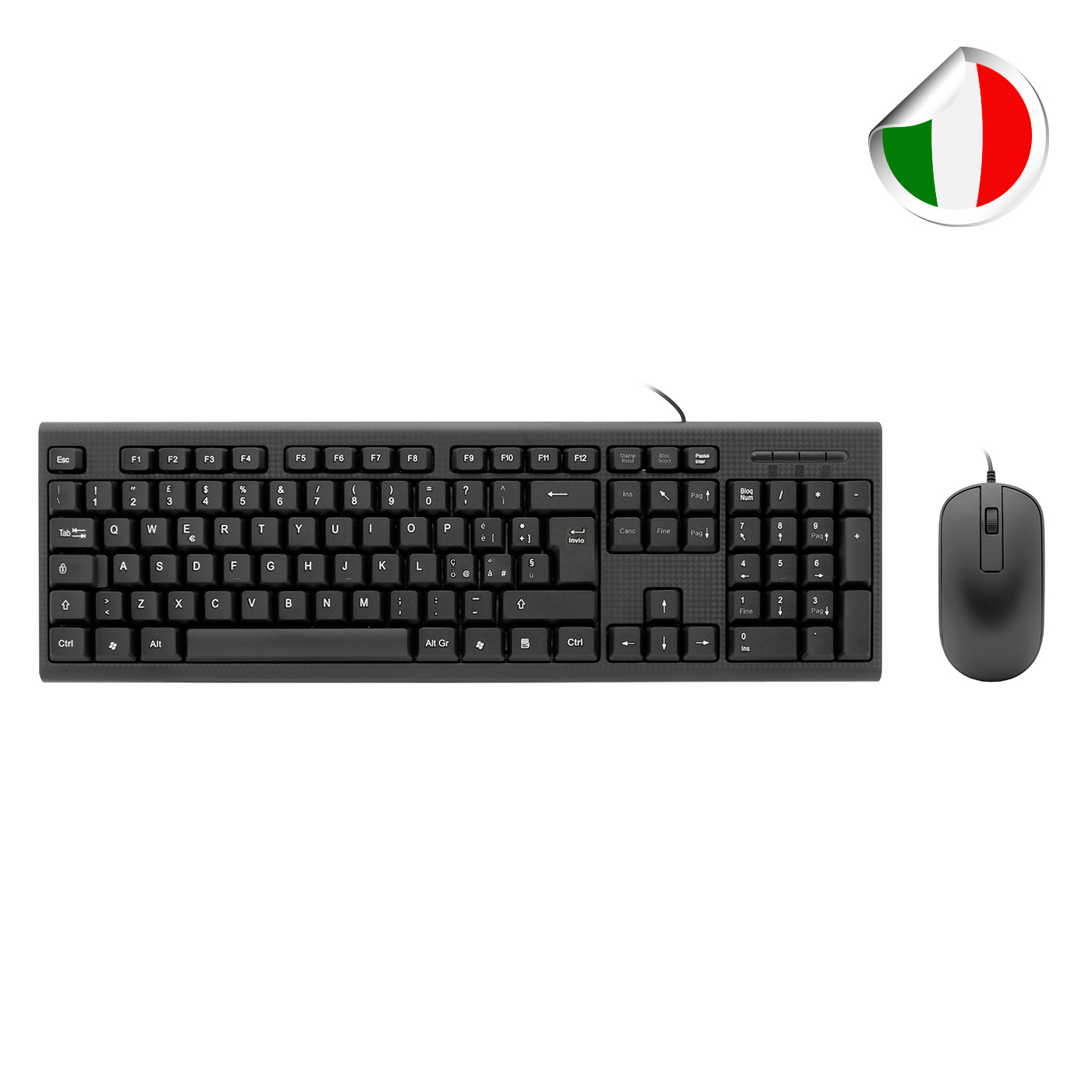 CoolBox COO-KTR-02UIT keyboard Mouse included Home/Office USB