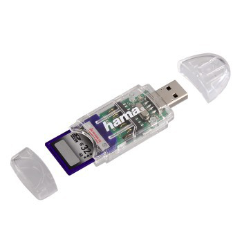 Hama 00094132 card reader USB 2.0 Transparent – image 2