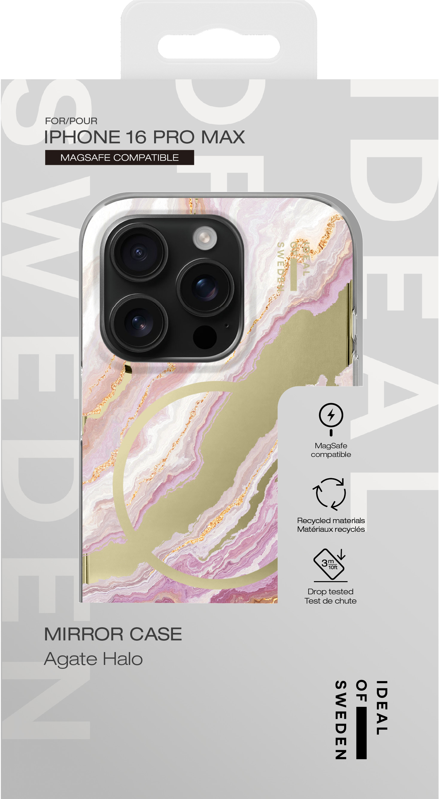 iDeal of Sweden Mirror Case MagSafe iPhone 16 Pro Max Agate Halo – image 4