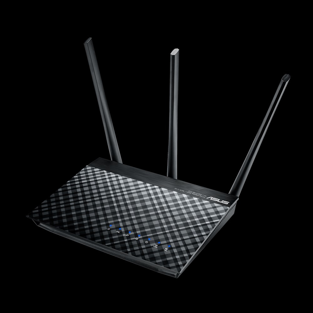 ASUS DSL-AC750 wireless router Gigabit Ethernet Dual-band (2.4 GHz – image 5