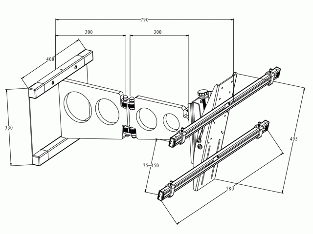 Multibrackets 7350022732209 TV mount/stand Silver – image 7