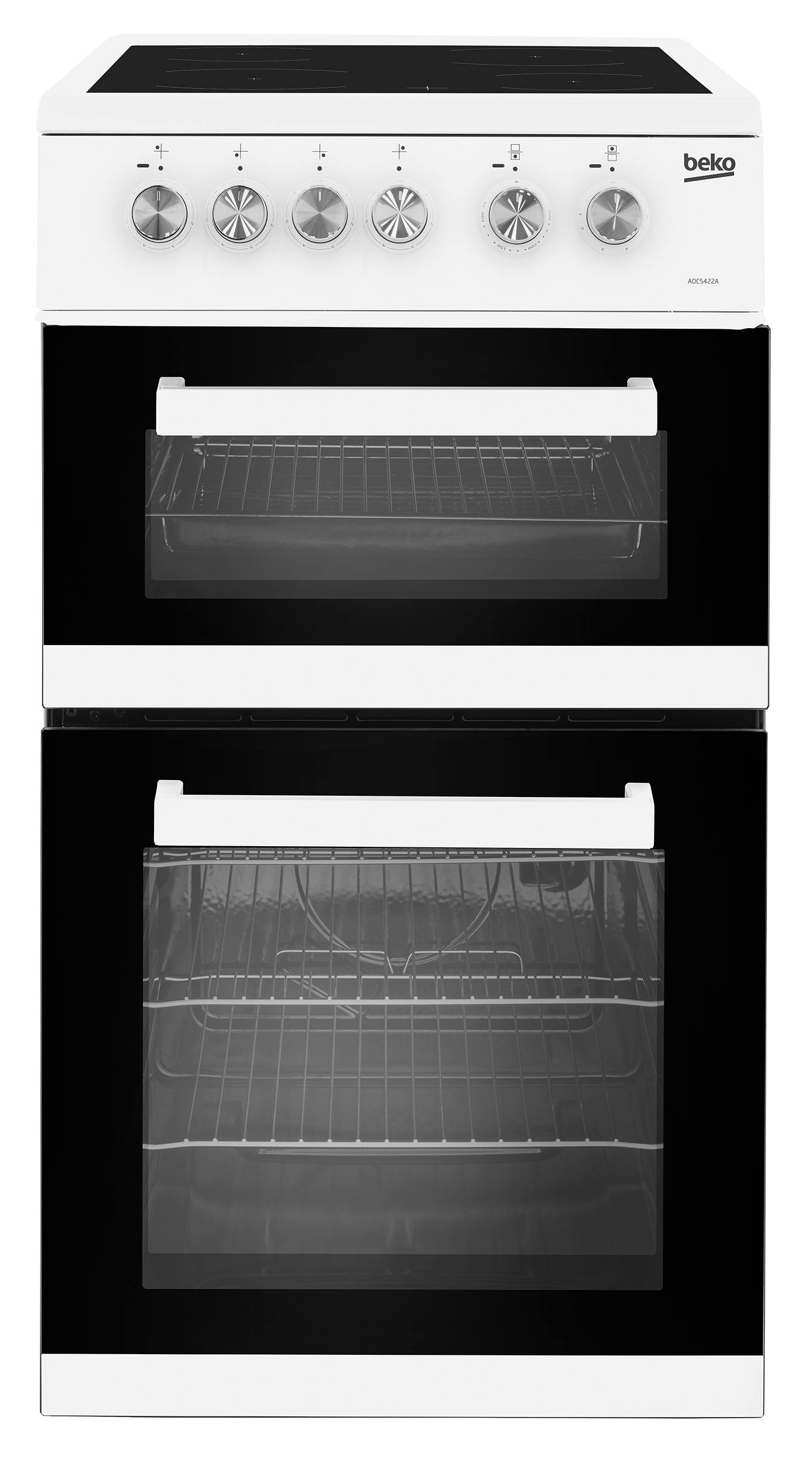 Beko ADC5422AW cooker Freestanding cooker Electric Ceramic hob White – image 2