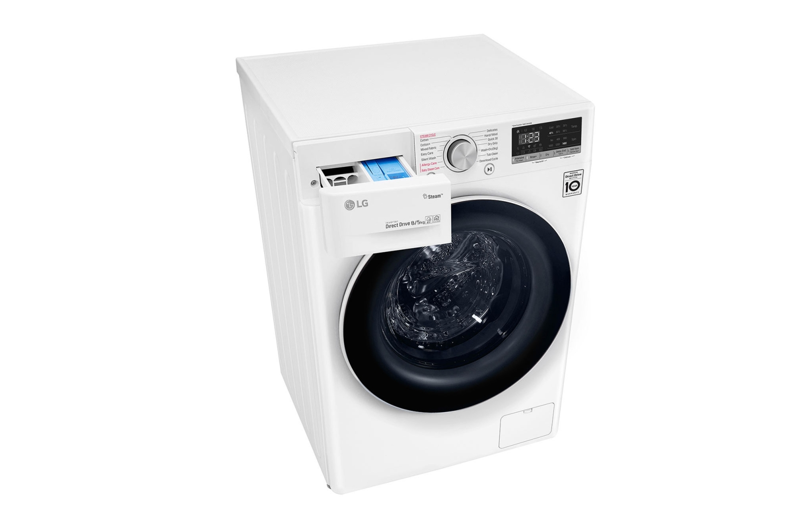 LG F4DN408N0 washer dryer Freestanding Front-load White – image 9