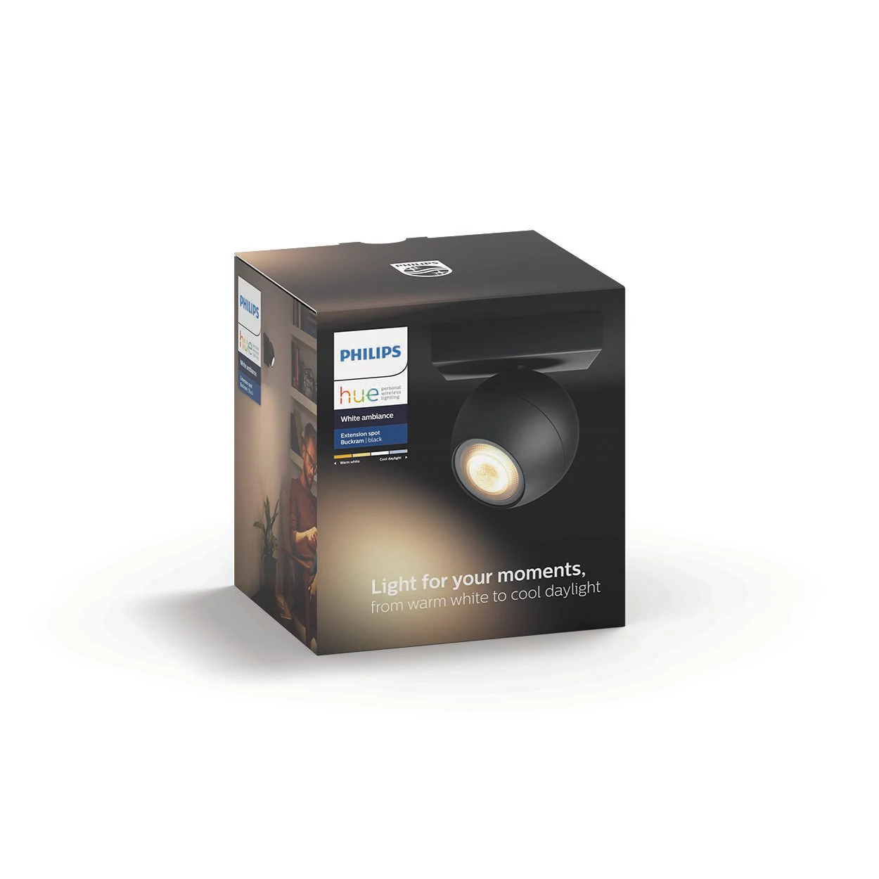 Philips by Signify Philips Hue White ambience Buckram single spotlight ext. – image 5