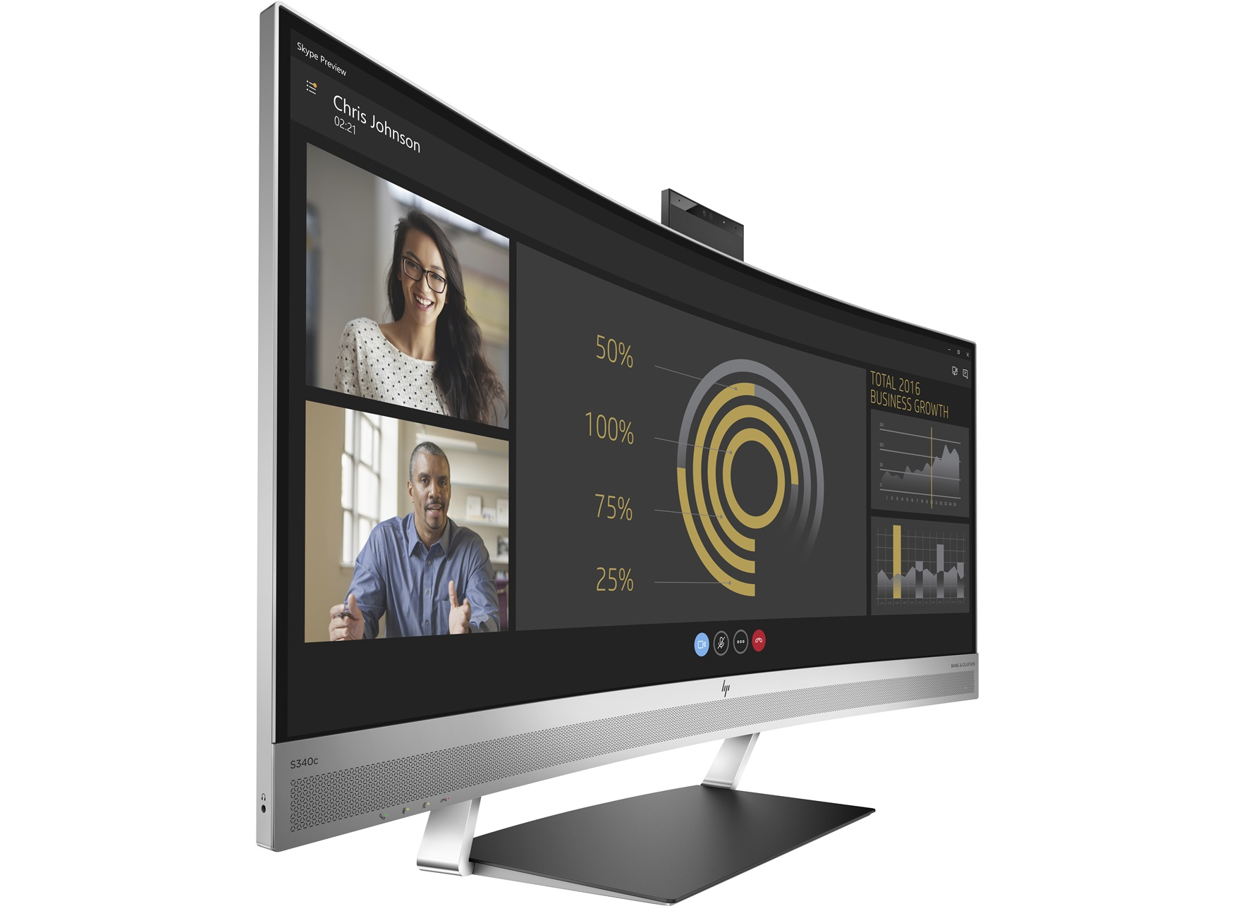 HP EliteDisplay S340c – image 2