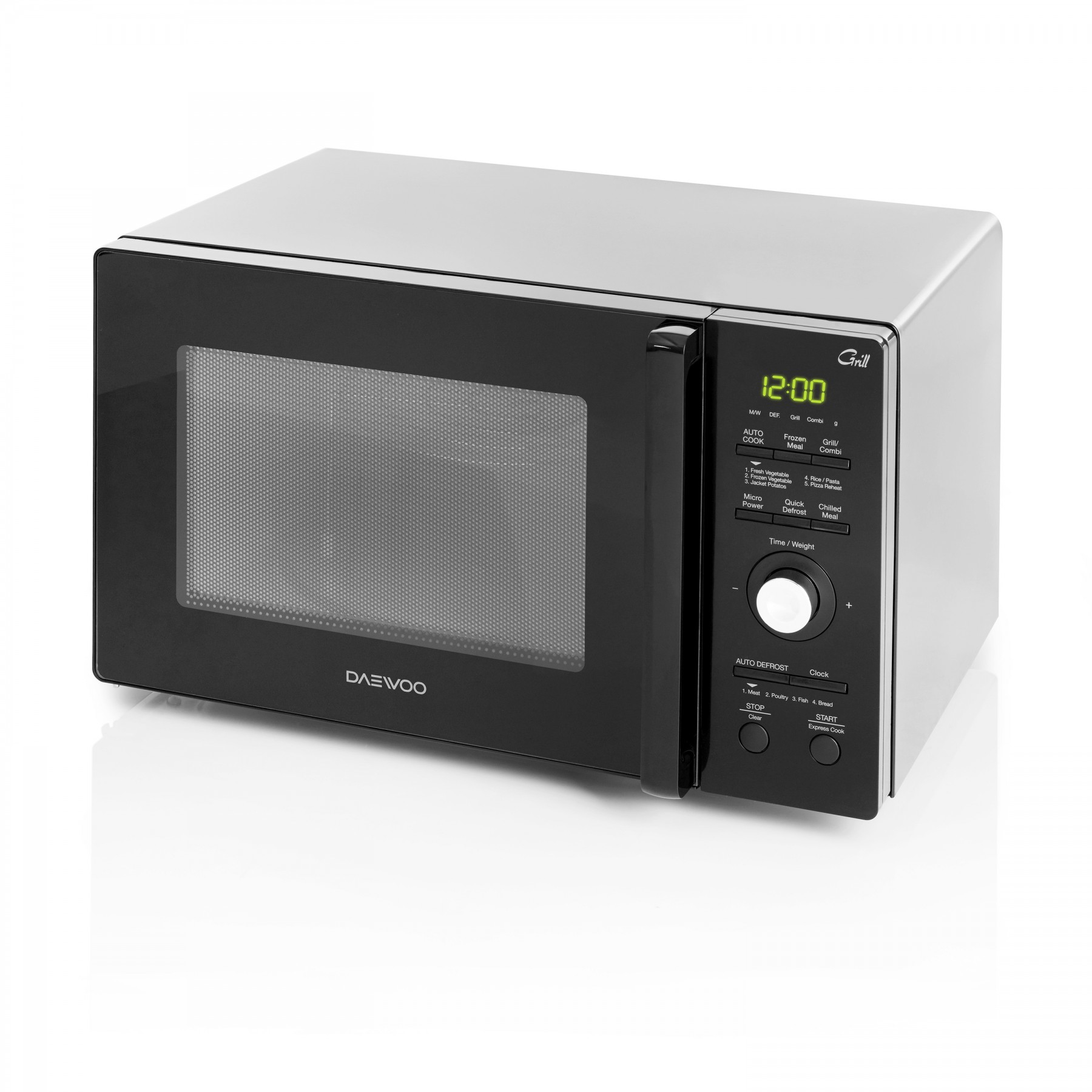 Daewoo KOR-8A8R microwave Black, Grey Solo microwave Countertop – image 5