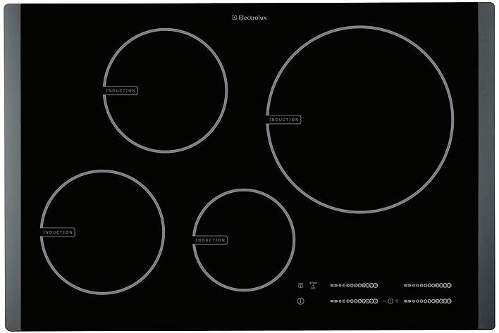 Electrolux EHD80170P hob Black Built-in Zone induction hob 4 zone(s)