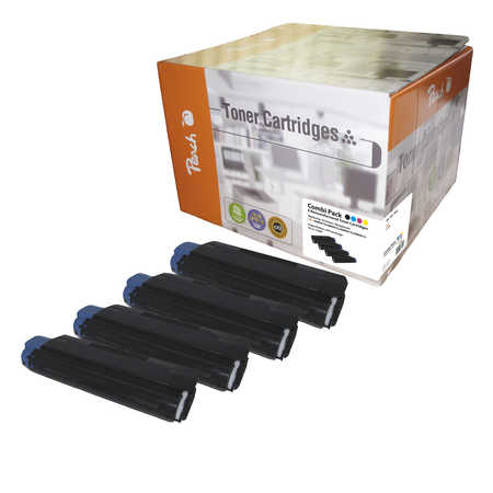 Peach PT466 toner cartridge 4 pc(s) Black, Cyan, Magenta, Yellow