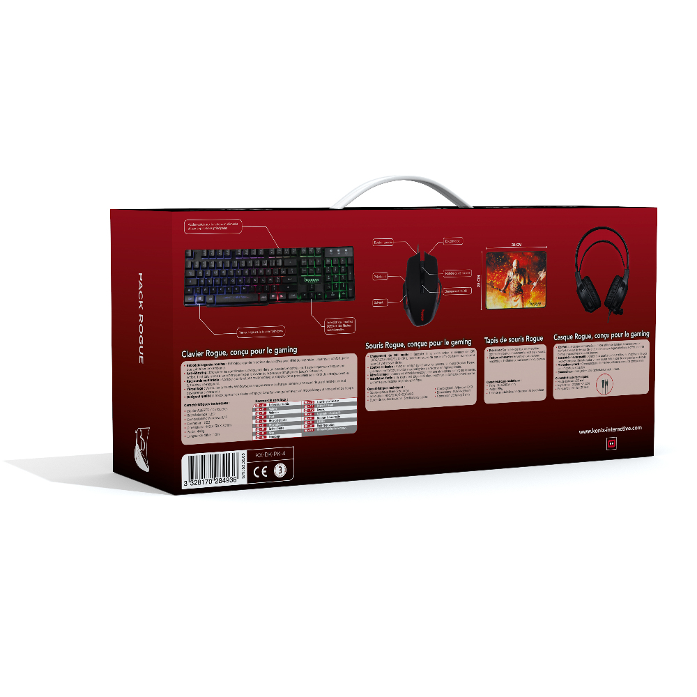 Konix KX DK PACK 4 IN 1 ROGUE – image 2