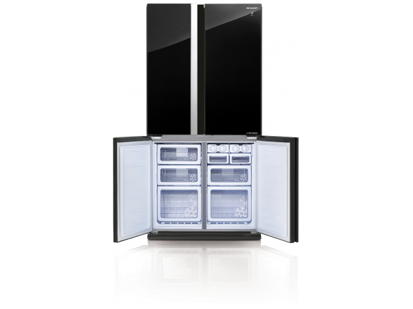 Sharp SJ-GX820F-BK side-by-side refrigerator Freestanding – image 4