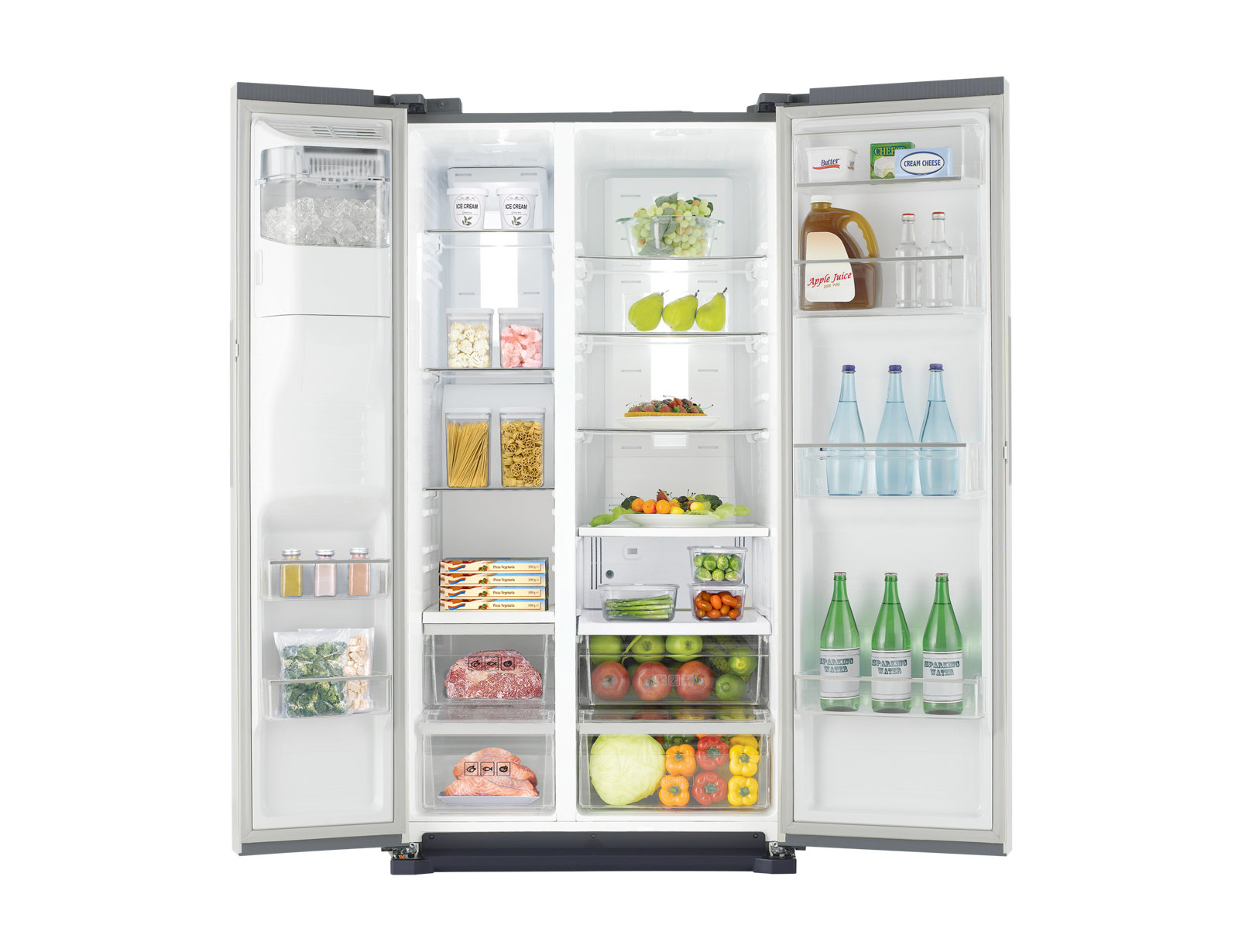 Samsung RS54HDRPBSL side-by-side refrigerator Freestanding – image 2