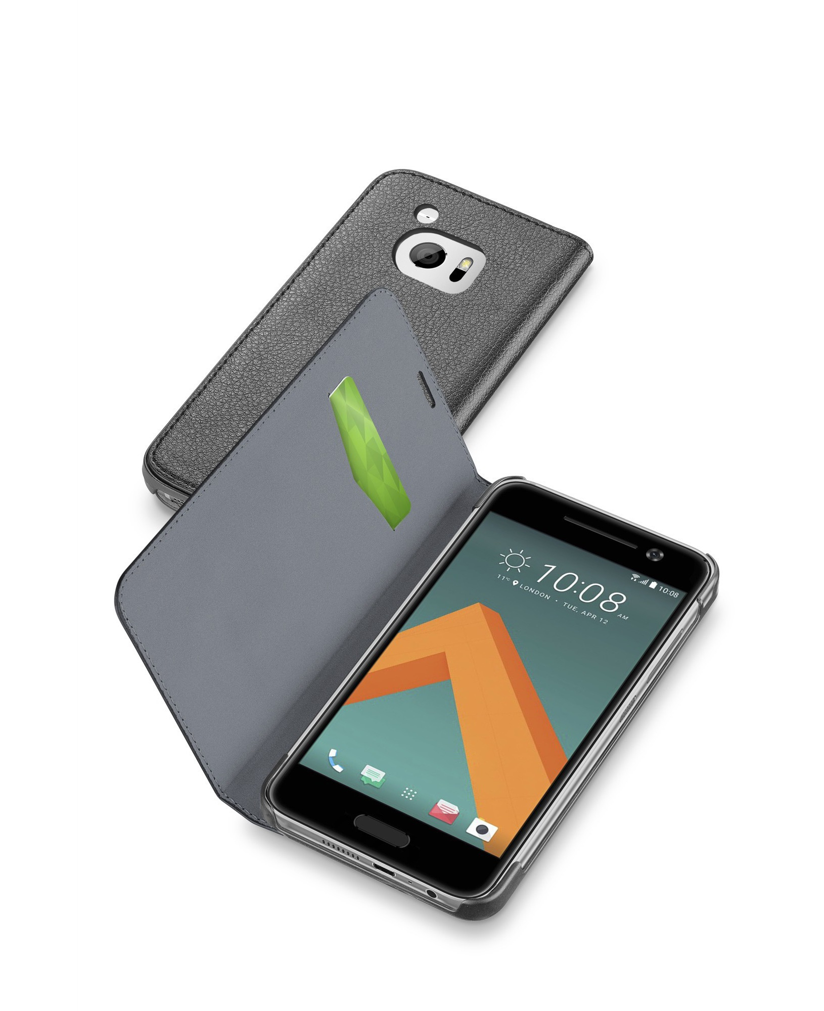 Cellularline BOOKESSENONEM10K mobile phone case Wallet case Black – image 1
