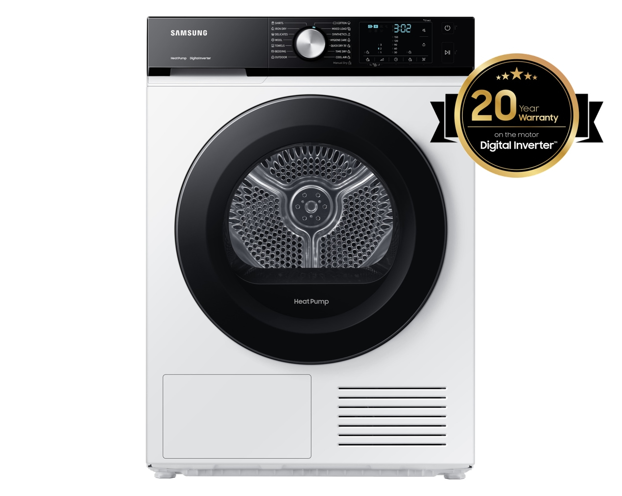 Samsung Sèche-linge pompe à chaleur BESPOKE AI™ 9kg - DV90BBA245AE