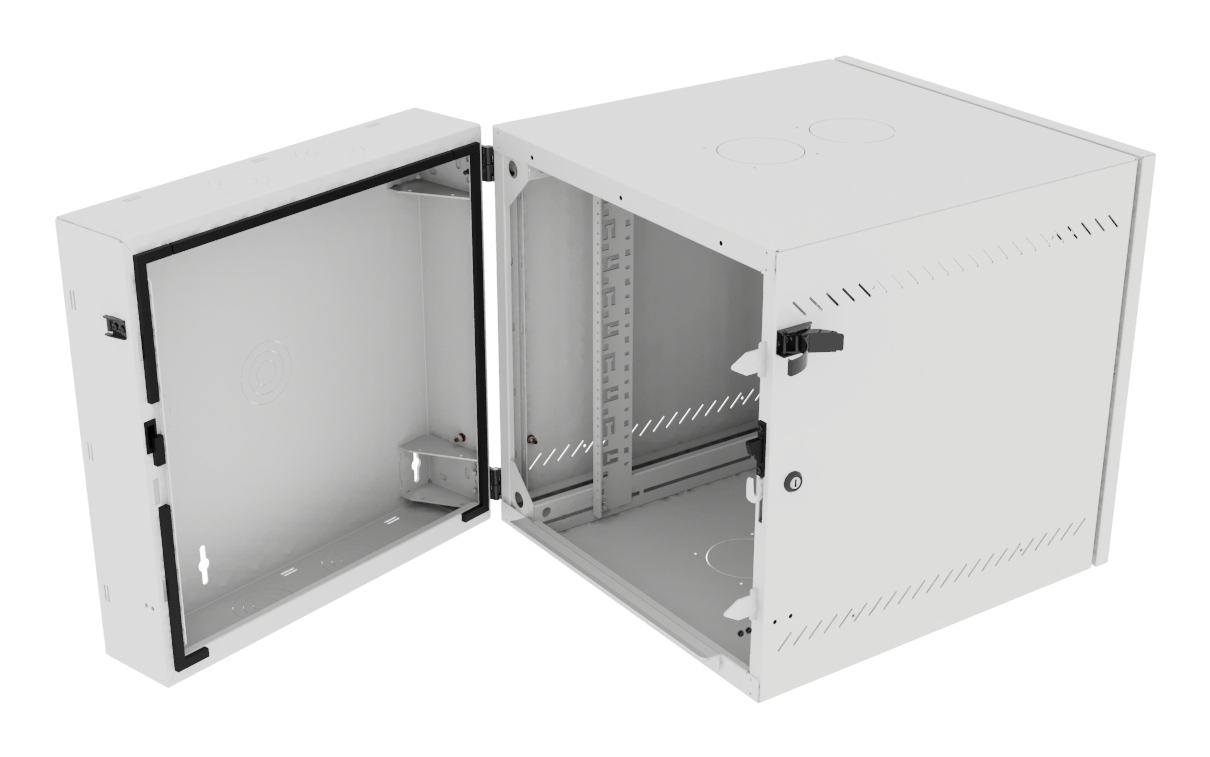 Vertiv VR Rack GL24WMCMP-W-SE-00-00 rack cabinet 12U Wall mounted rack White – image 3