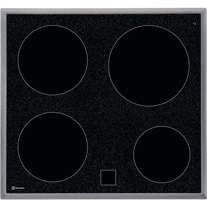 Electrolux GK58CN Black Built-in Ceramic hob 4 zone(s)