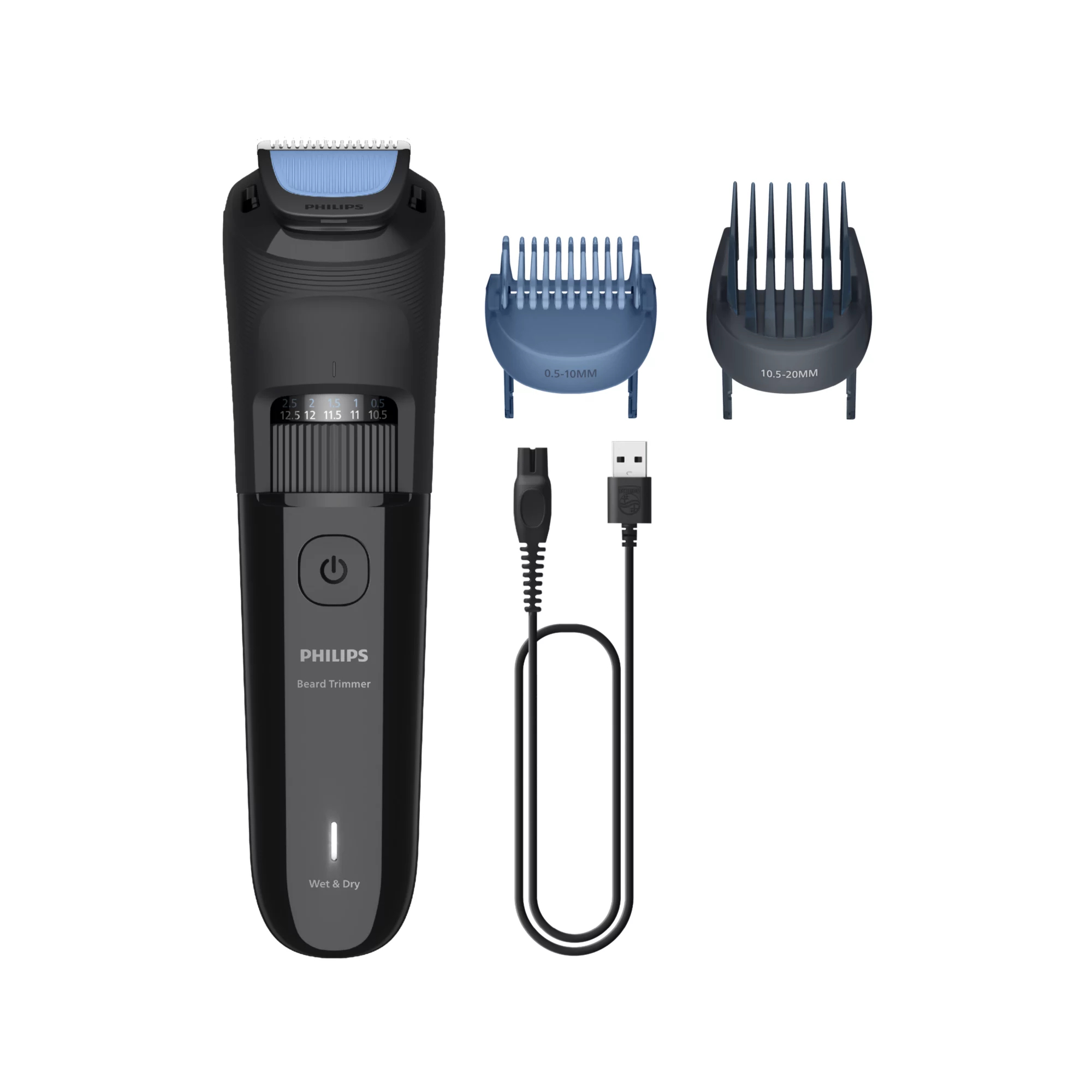 Philips Beard Trimmer 3000 Series BT3620/15 Beard grooming with rounded tip blades – image 1