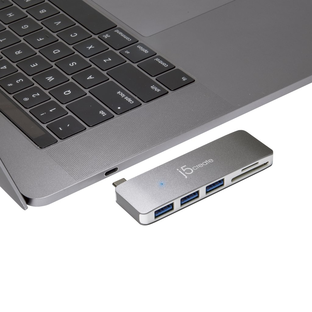 j5create JCD348 laptop dock/port replicator Silver – image 4