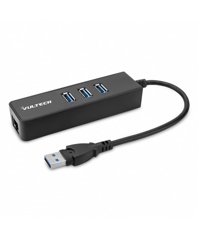 Vultech HRJ-03USB3 laptop dock/port replicator Wired USB 3.2 Gen 1 (3.1 Gen 1) Type-A Black