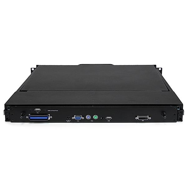 StarTech.com 1U 17" HD 1080p Dual Rail Rackmount LCD Console w/ Fingerprint Reader and Front USB Hub – image 5