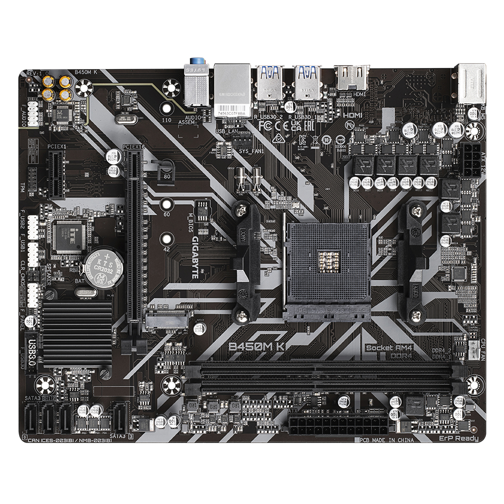 GIGABYTE B450M K – image 5