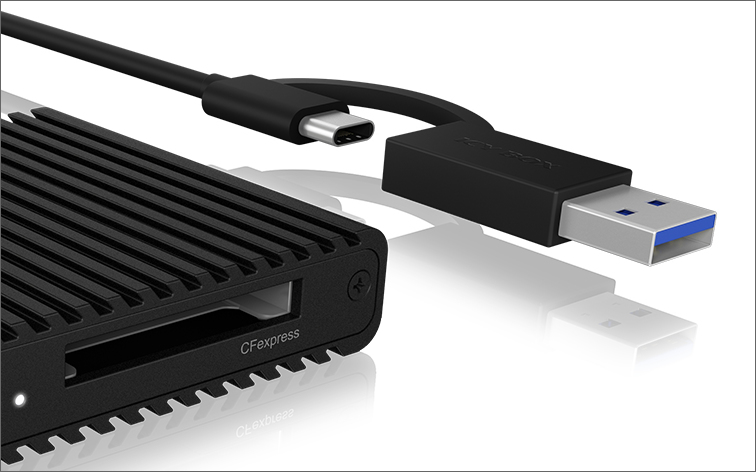 ICY BOX IB-CR404-C31 card reader Black – image 3