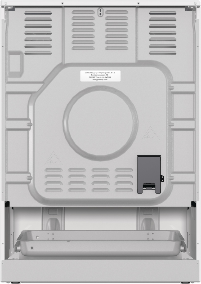 Gorenje GEC6A11WG cooker Freestanding cooker Electric Ceramic hob White – image 6