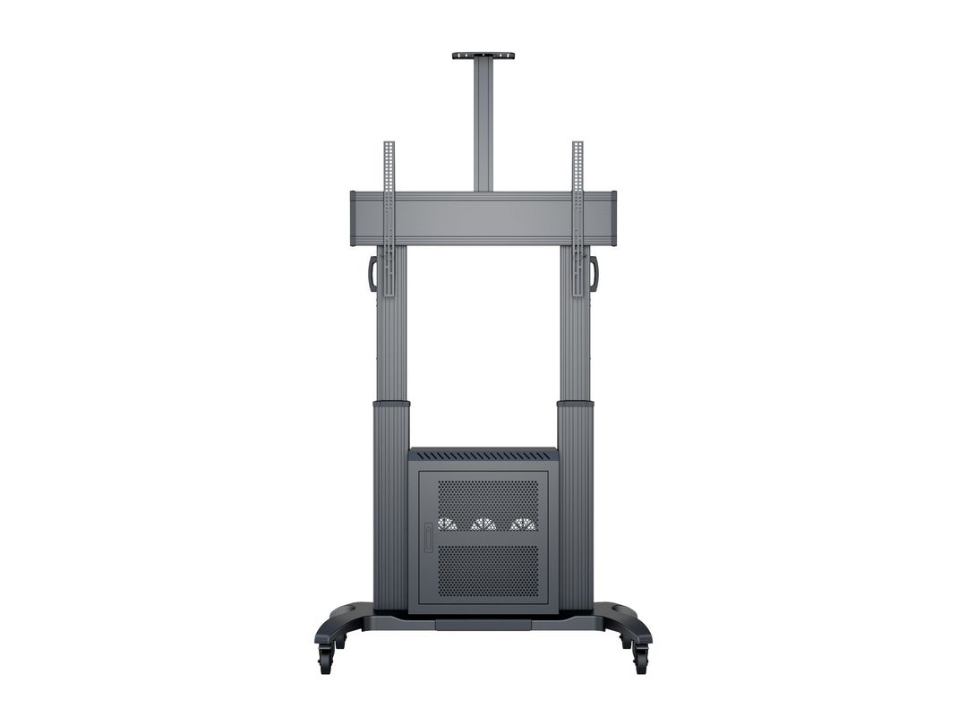 Multibrackets M Public Floorstand Dual Pillar 180 HD w AV Cabinet – image 2