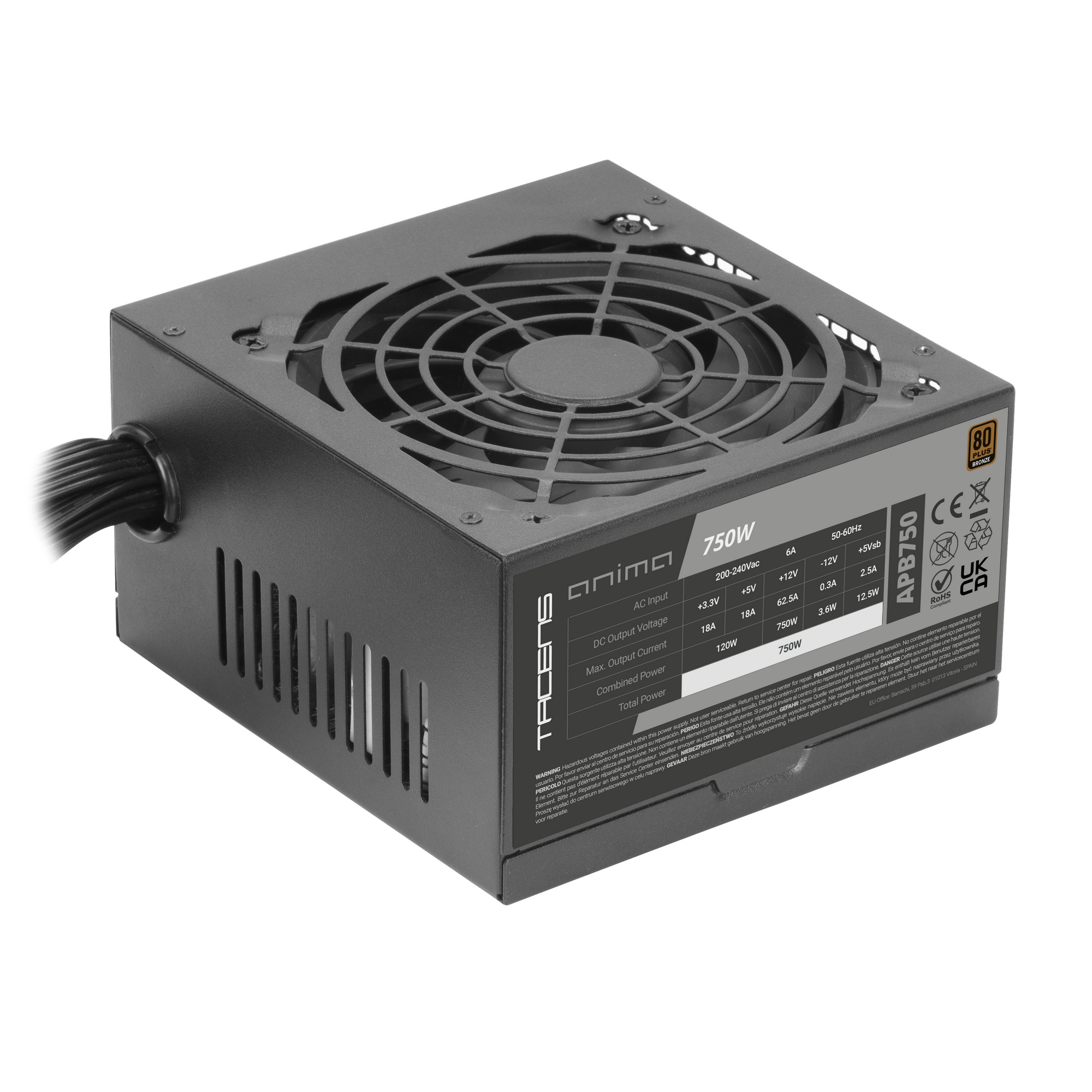 Tacens Anima APB750 power supply unit – image 5