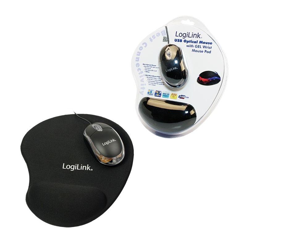 LogiLink ID0039 mouse USB Type-A Optical 800 DPI – image 1