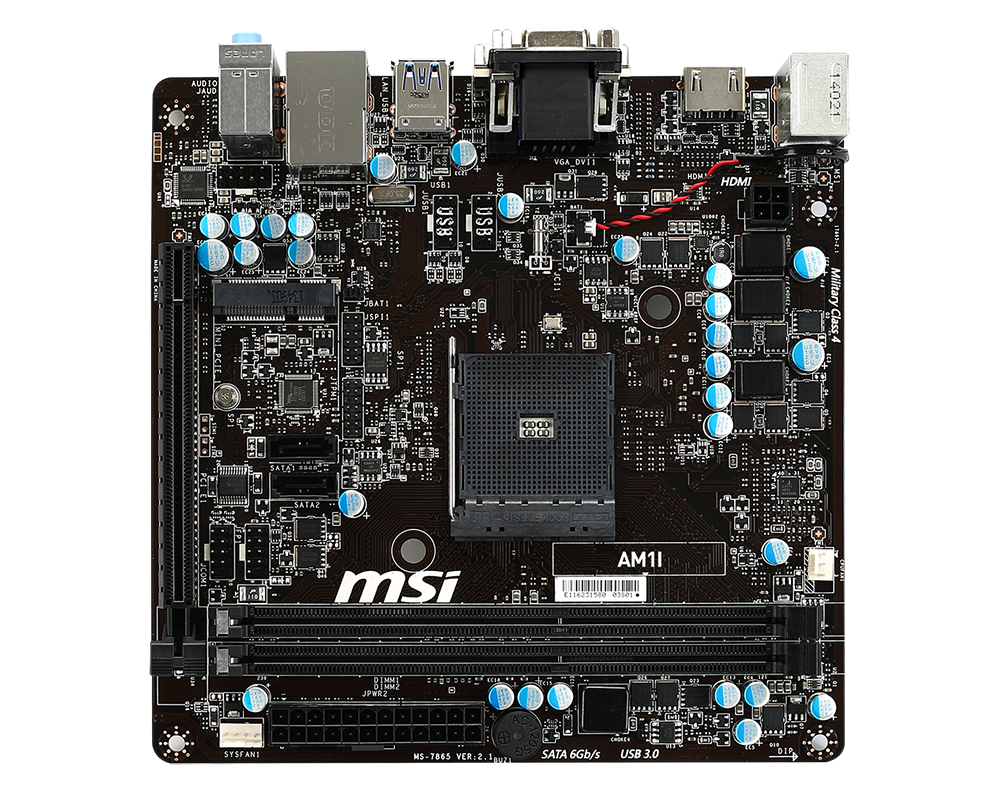 MSI AM1I Socket AM1 mini ITX – image 2