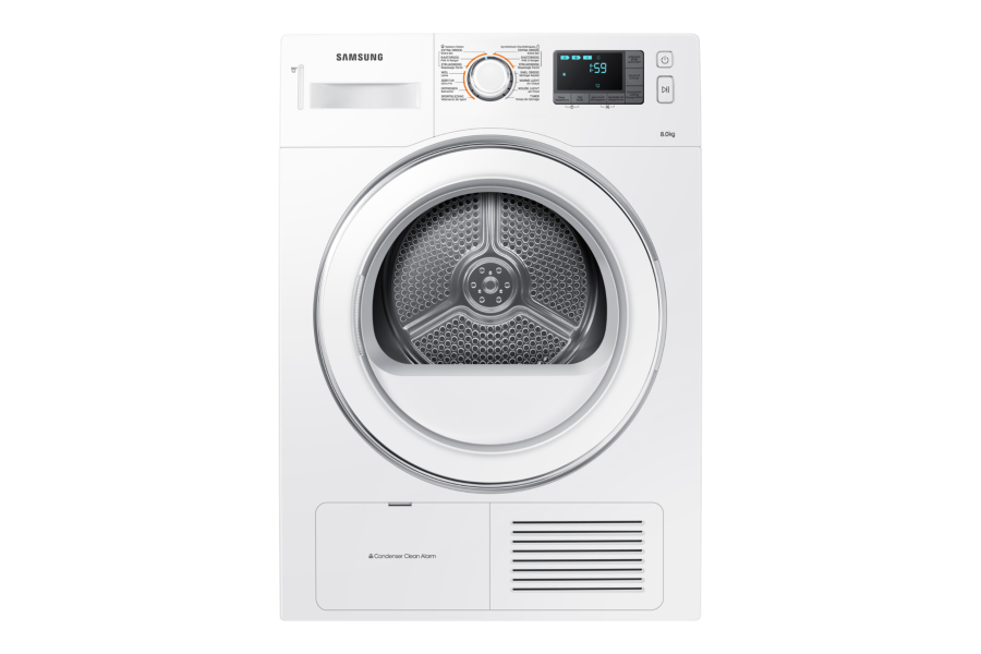 Samsung DV80H4100CW tumble dryer Freestanding Front-load White