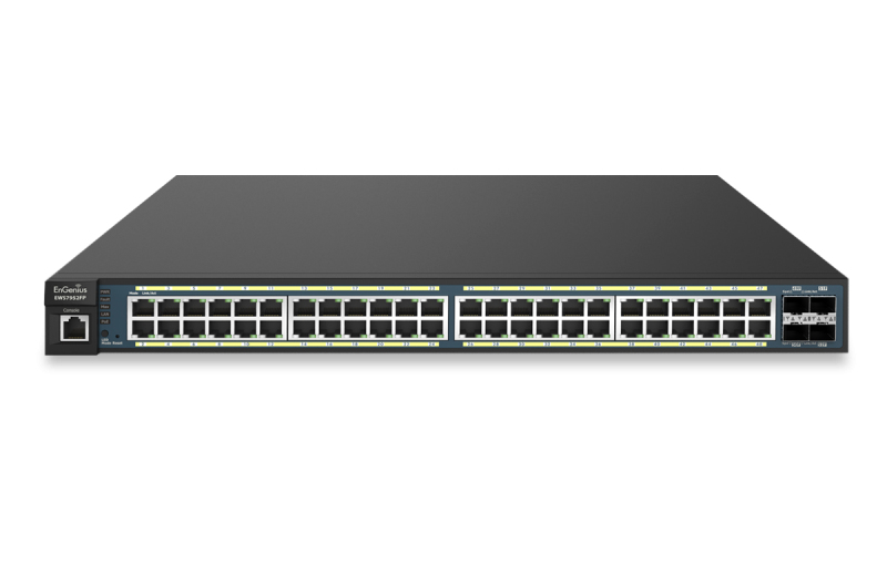 EnGenius EWS7952FP Wireless Managed L2 switch 48-port GbE PoE+ Switch 4 x SFP – image 1