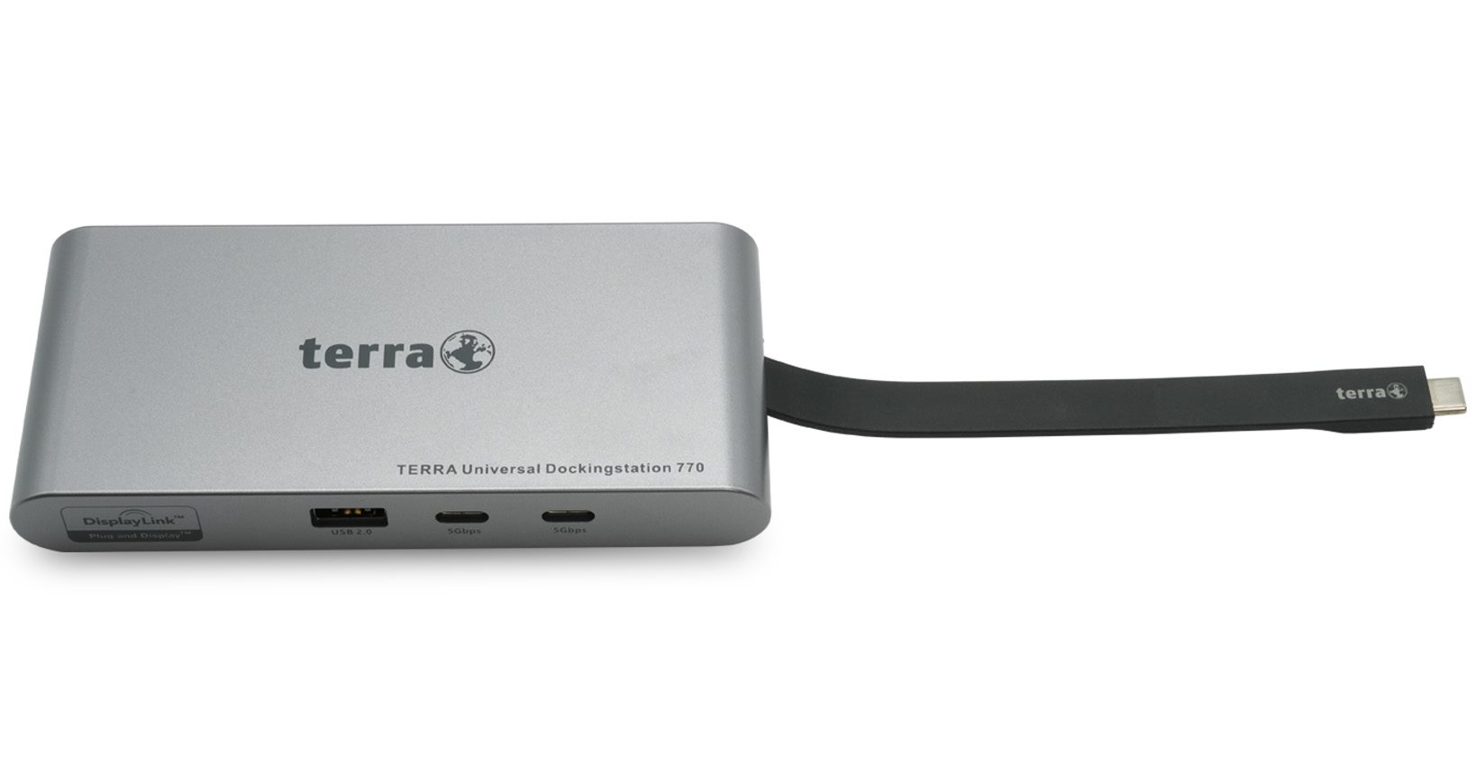 TERRA 1480459 laptop dock/port replicator Wired USB 3.2 Gen 2 (3.1 Gen 2) Type-C Light grey, Dark Grey – image 2