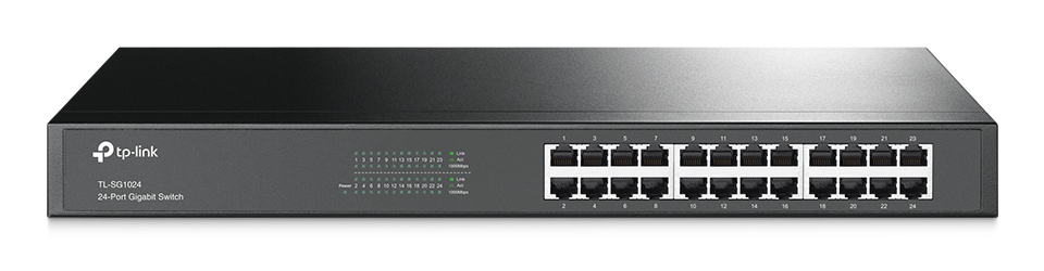 TP-Link TL-SG1024 24 Gigabit Switch, 19-inch rack-mount