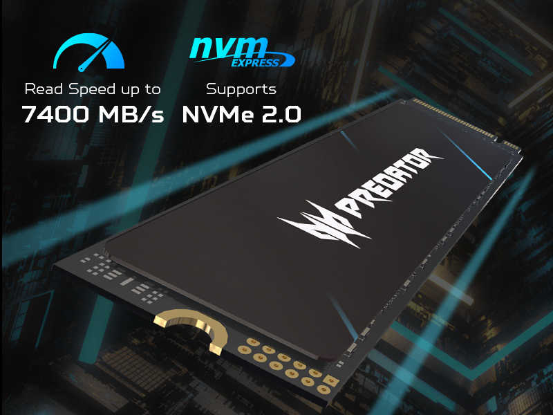 Predator SSD GM7 M.2 NVMe PCIe Gen 4*4 2TB image 16
