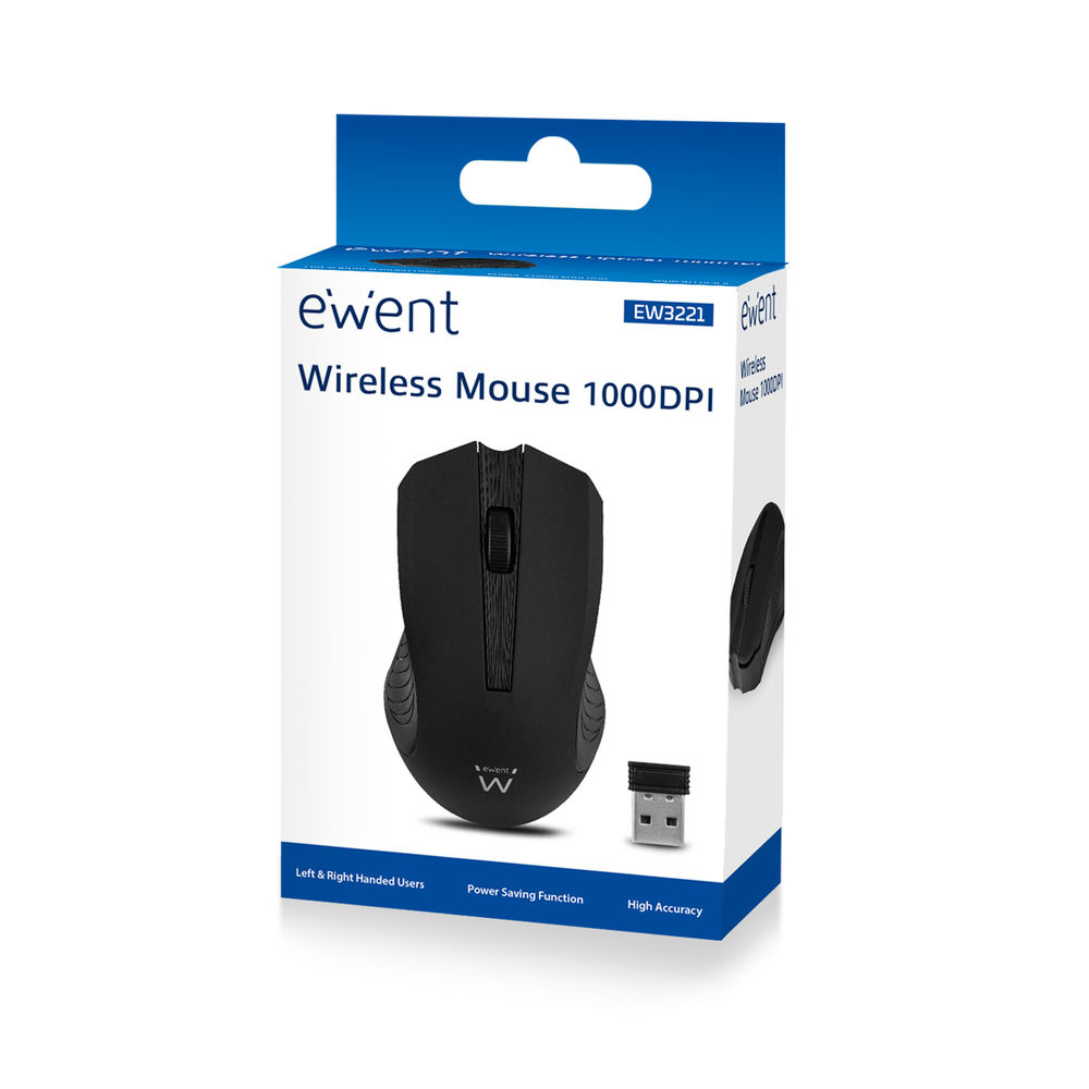 Ewent EW3221 mouse Ambidextrous RF Wireless Optical 1200 DPI – image 2