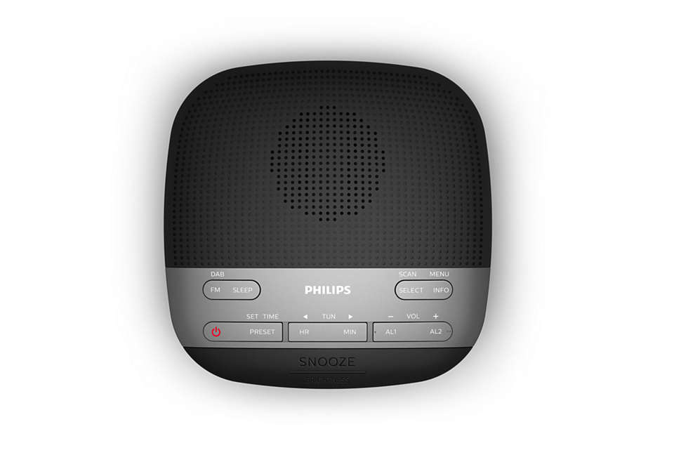 Philips TAR3505/12 radio Clock Digital Black, Grey – image 3