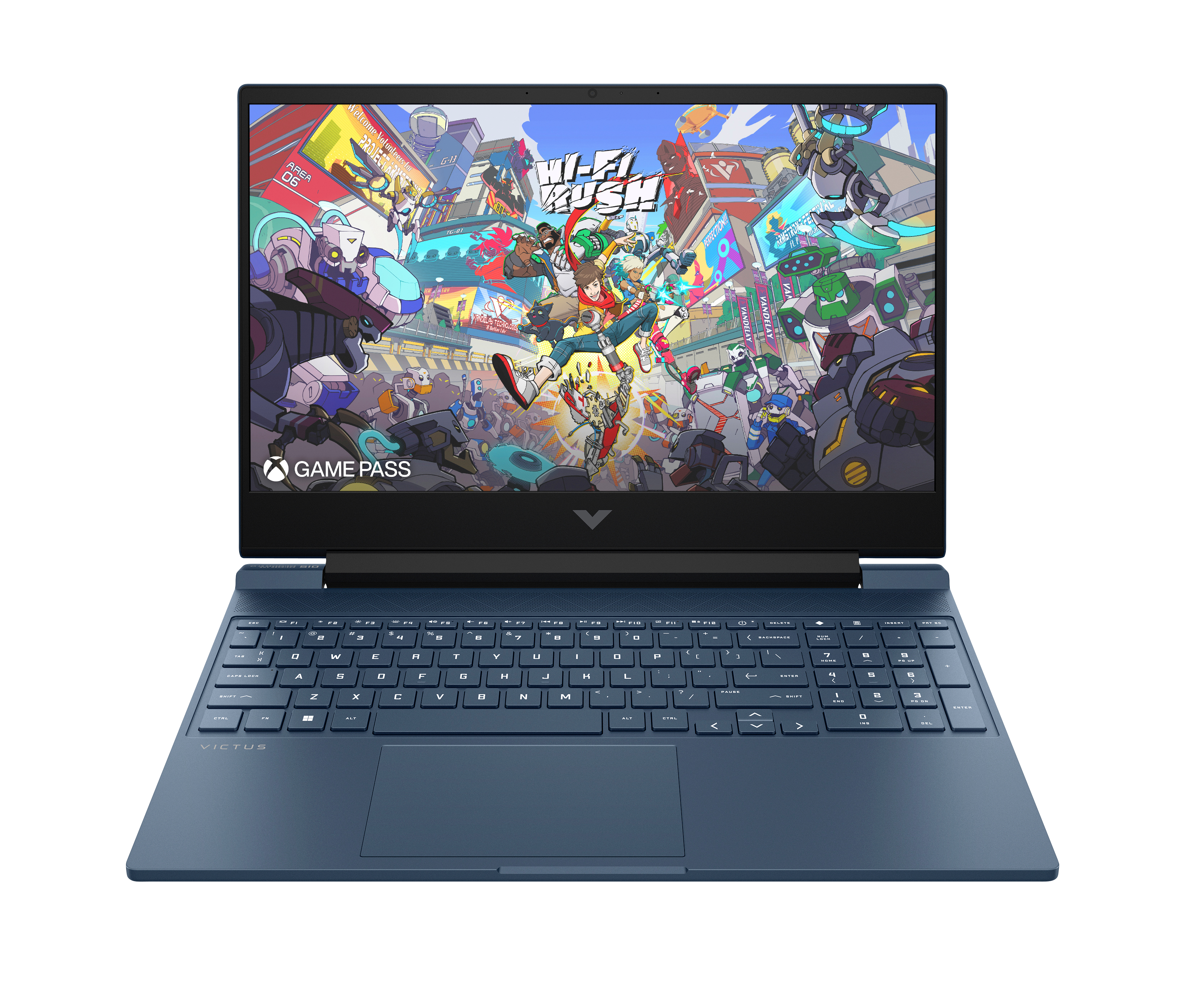 Portátil gaming - HP Victus 15-fa2024ns, 15.6" FHD, Intel® Core™ i7-13620H, 16GB RAM, 512GB SSD, GeForce RTX™ 4050, Sin sistema operativo, Azul - imagen 2