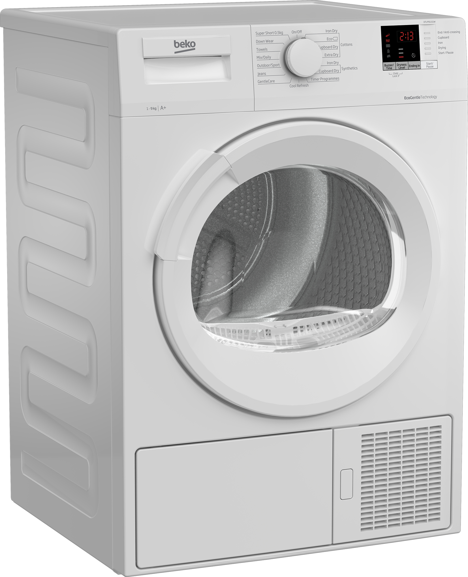 Beko DTLP91151W 9kg Heat Pump Tumble Dryer with Sensor Programmes – image 2