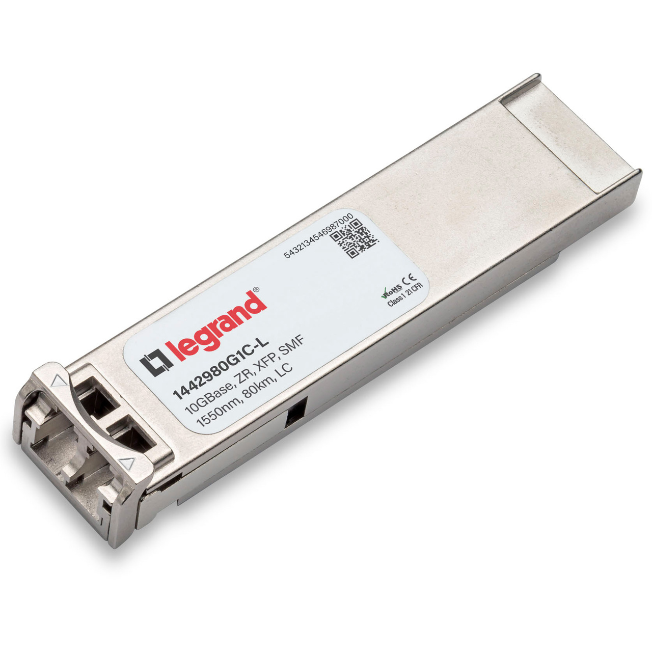 Legrand 1442980G1C-L network transceiver module Fiber optic 10000 Mbit/s XFP 1550 nm