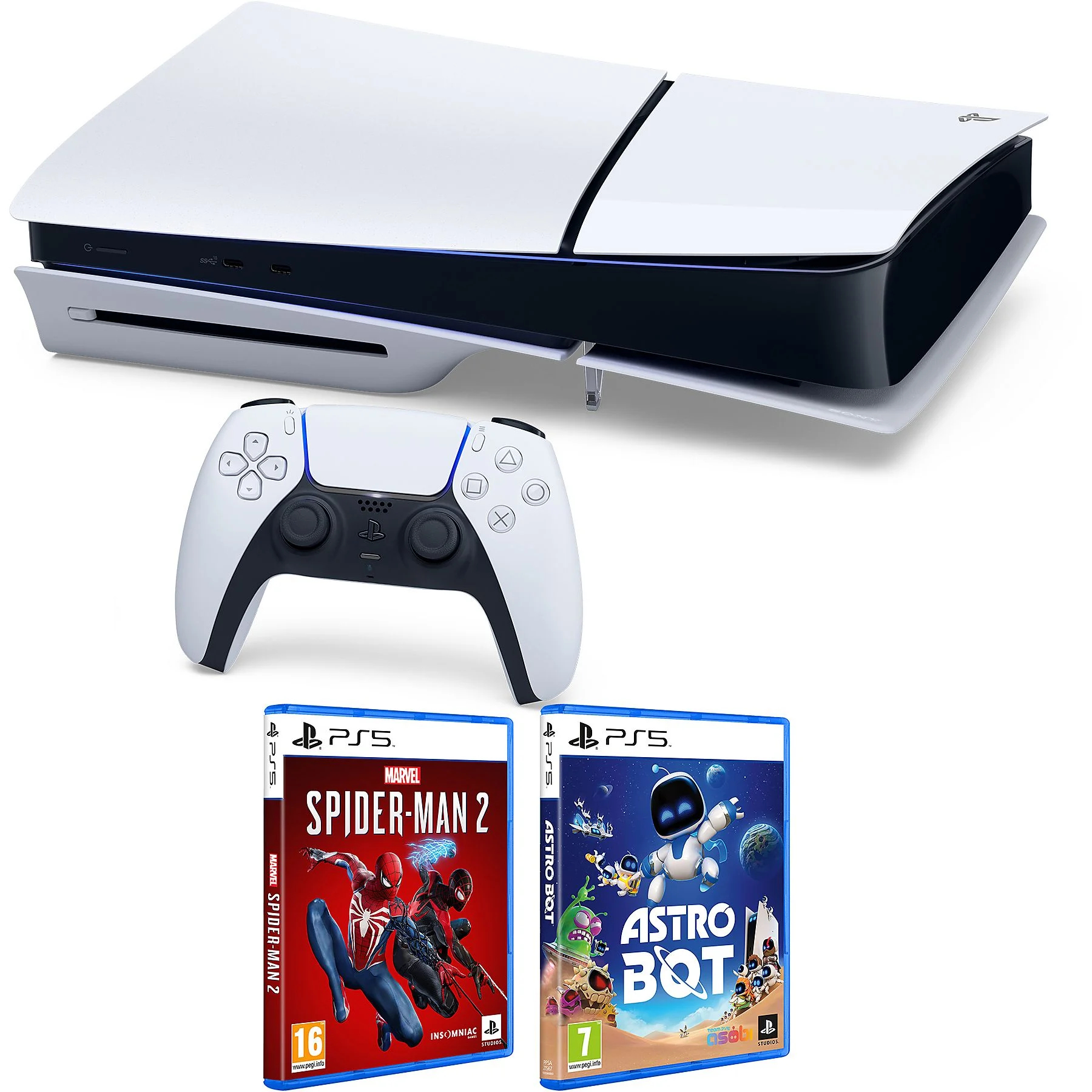 Sony Interactive Entertainment PlayStation 5 Slim + Spiderman 2 + Astrobot – image 2