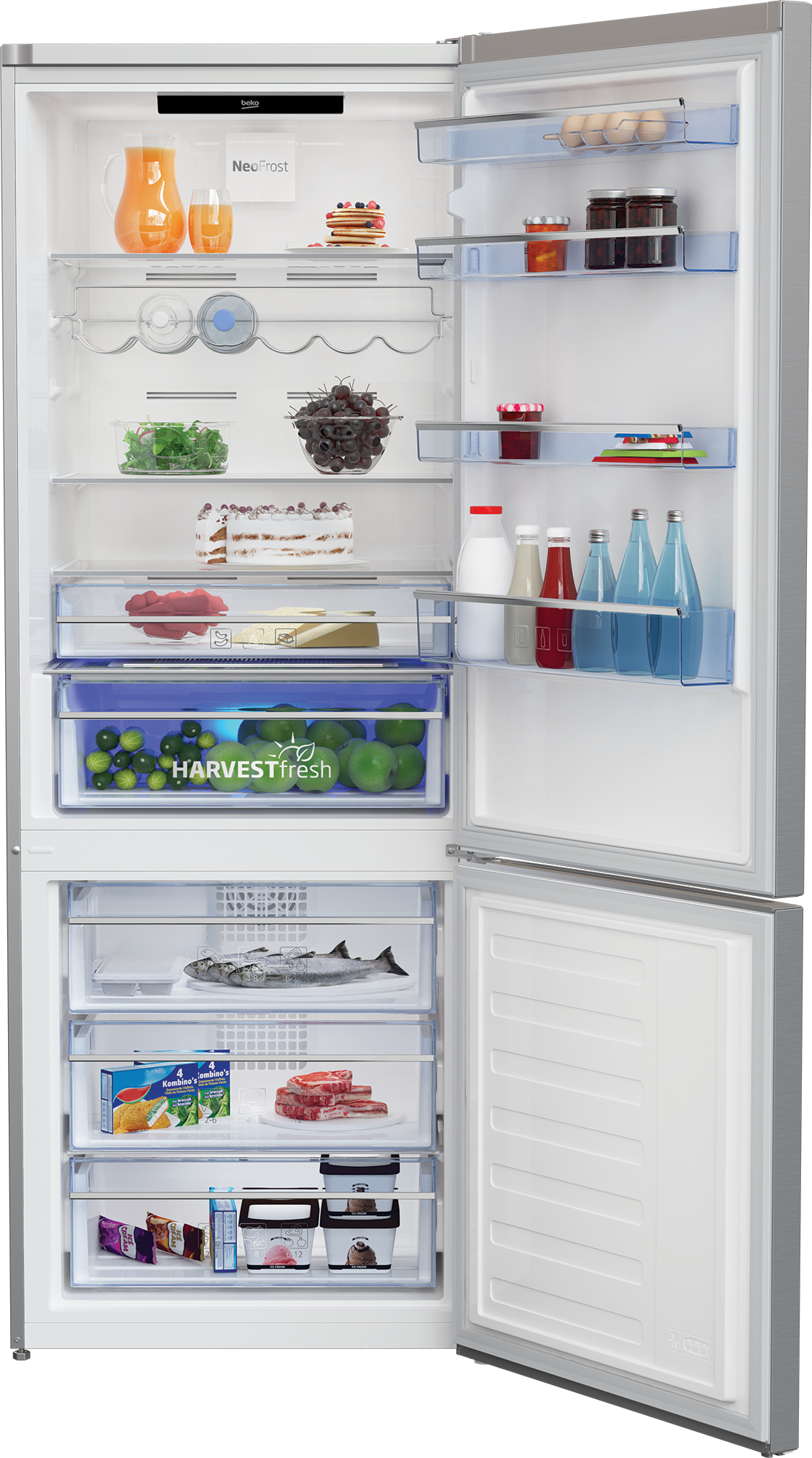 Beko RCNE560E60ZXPN fridge-freezer Freestanding – image 5