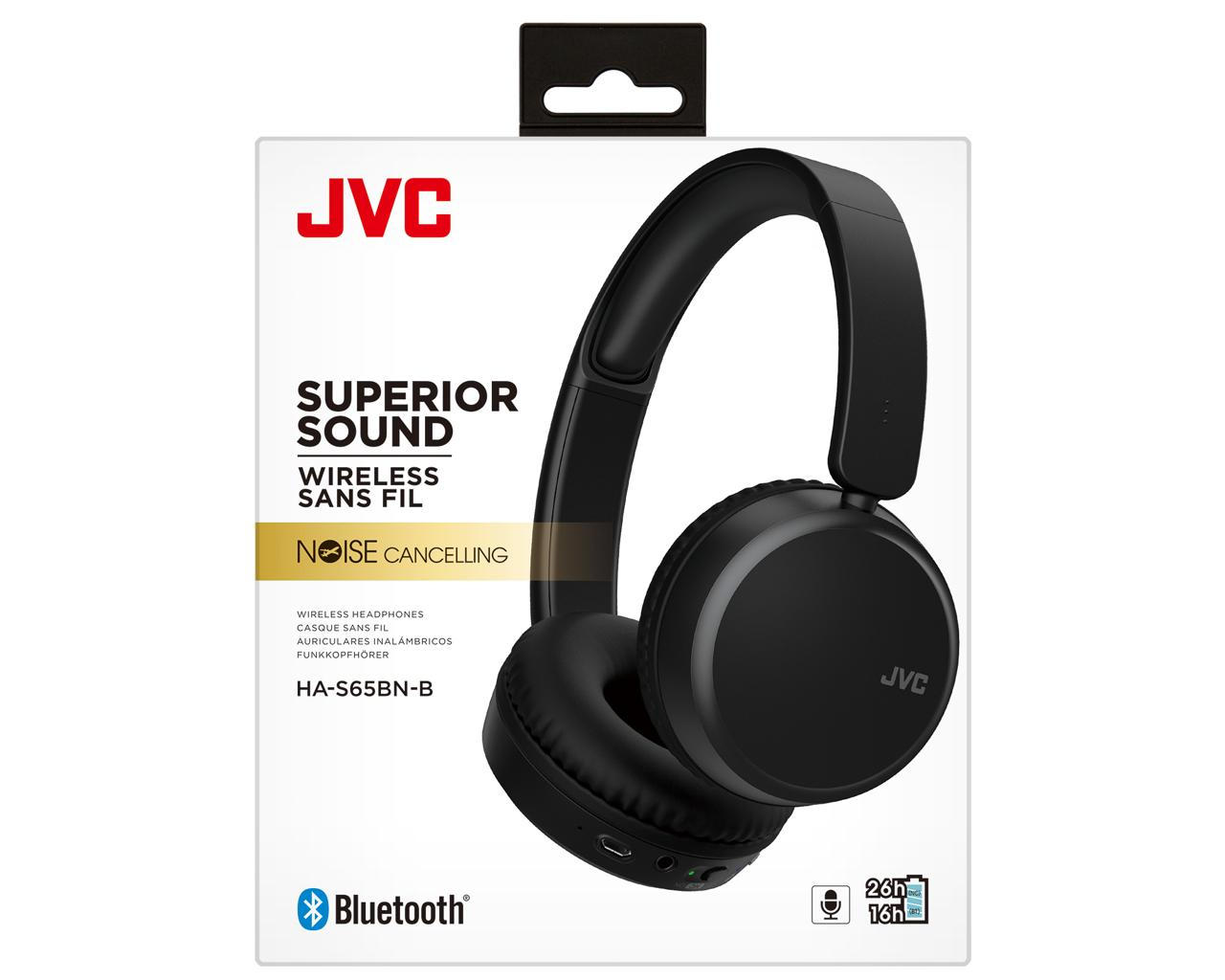 JVC HA-S65BN-B Headset Wired & Wireless Head-band Music Micro-USB Bluetooth Black – image 7