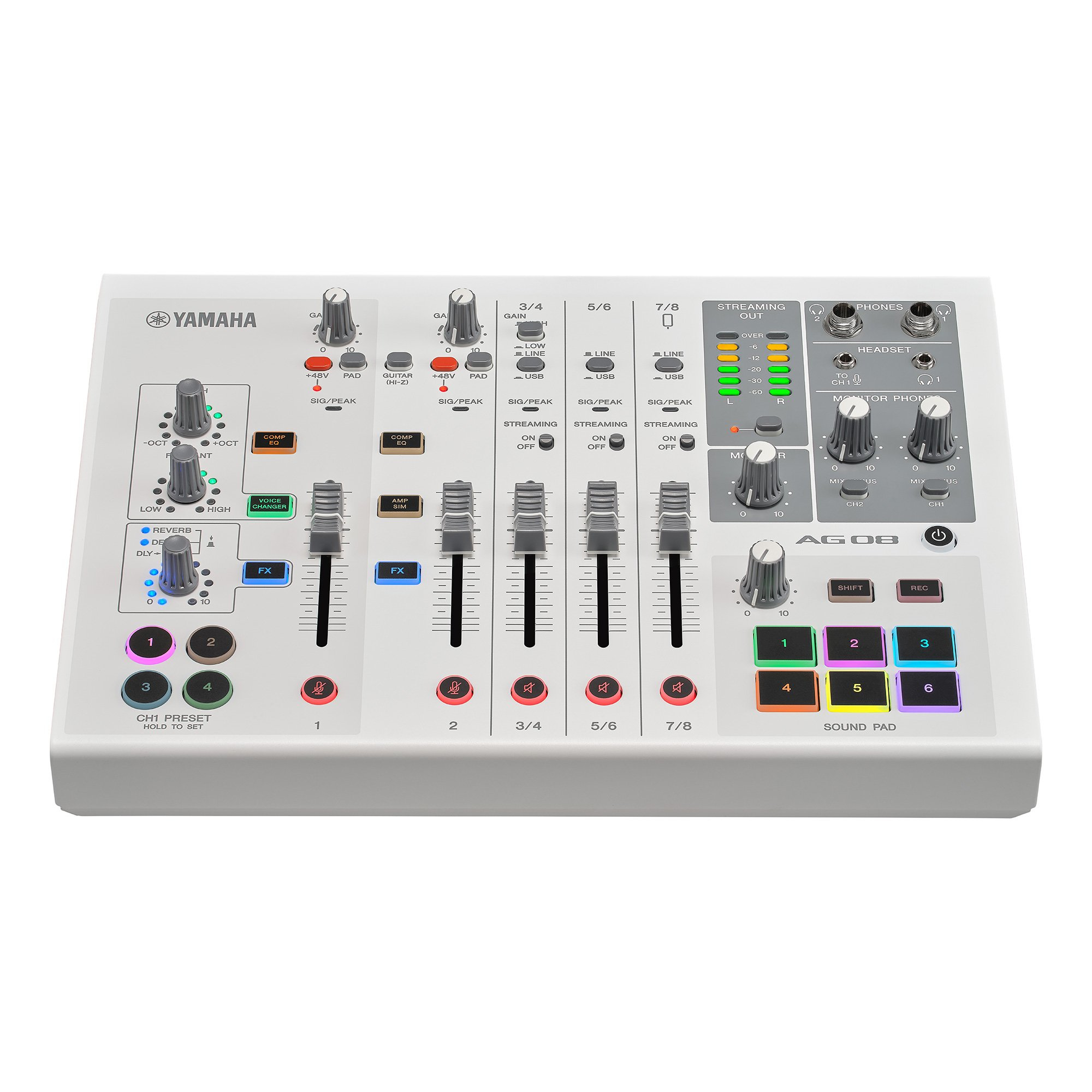 Yamaha AG08/WH audio mixer 8 channels White – image 3