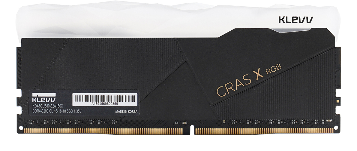 Klevv 16GB CRAS X RGB GAMING RAM MODULE DDR4 3200MT/s PC4-25600 UNBUFFERED NON-ECC – image 8