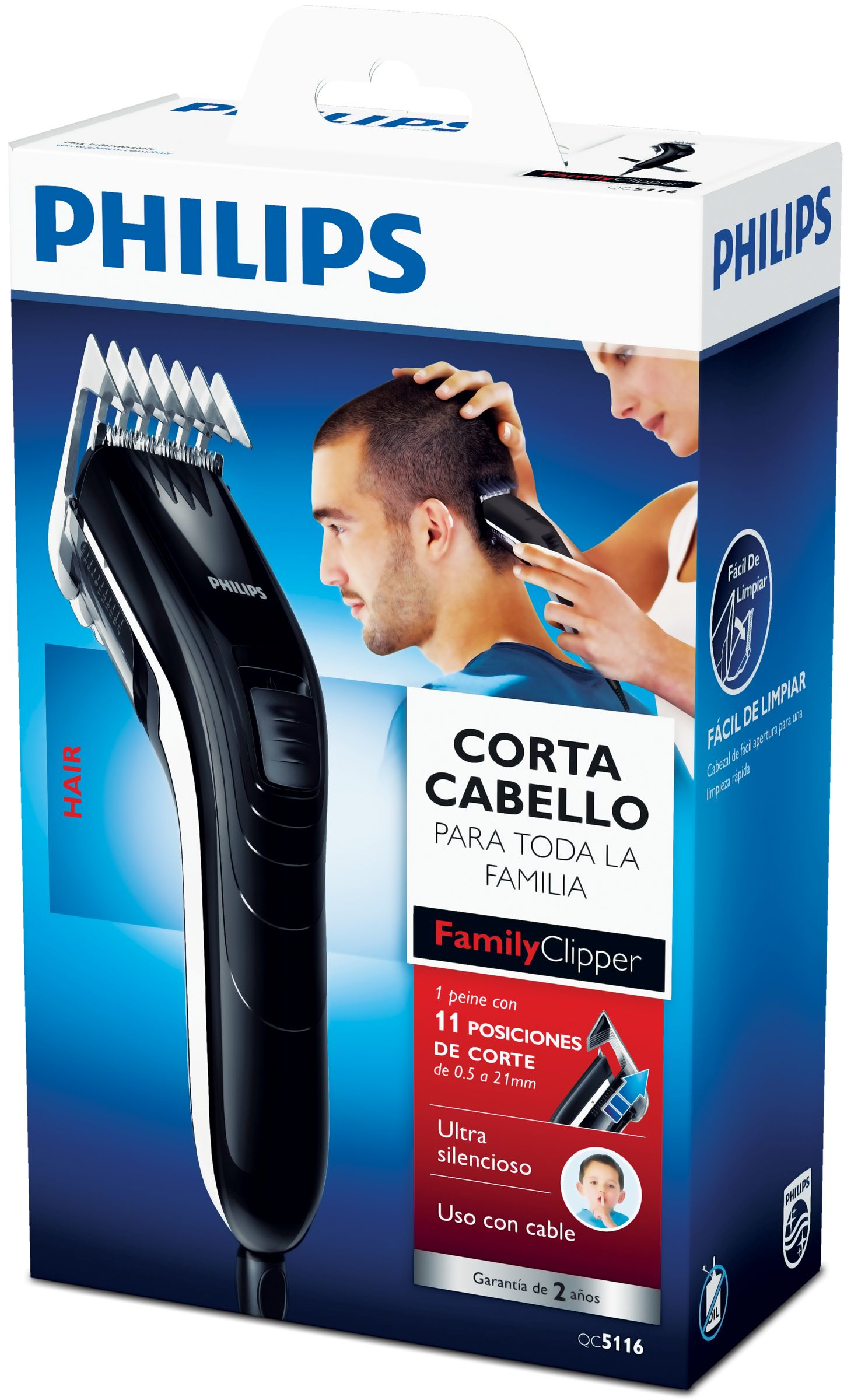 Philips QC5116/15 hair trimmers/clipper Black, White 11 – image 2